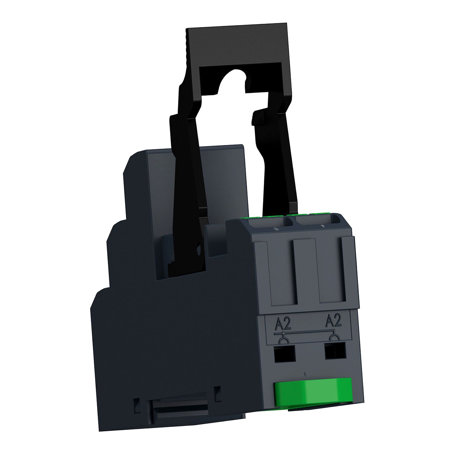 Picture of Push in socket with clamp, Harmony Electromechanical Relays, for RSB1A120 relays, 12A, push in terminals, separate contact