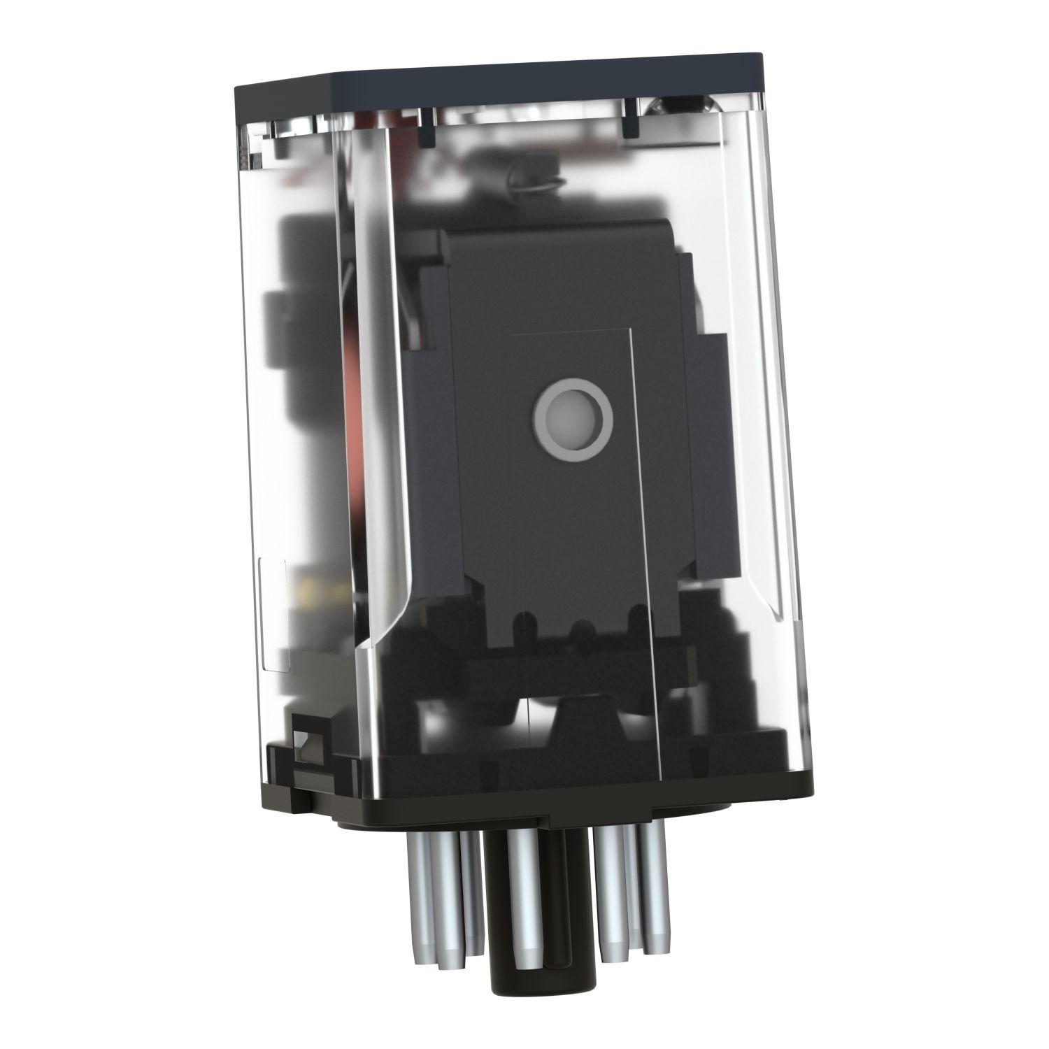 Picture of Universal plug in relay, Harmony Electromechanical Relays, 10A, 2CO, lockable test button, 24V AC