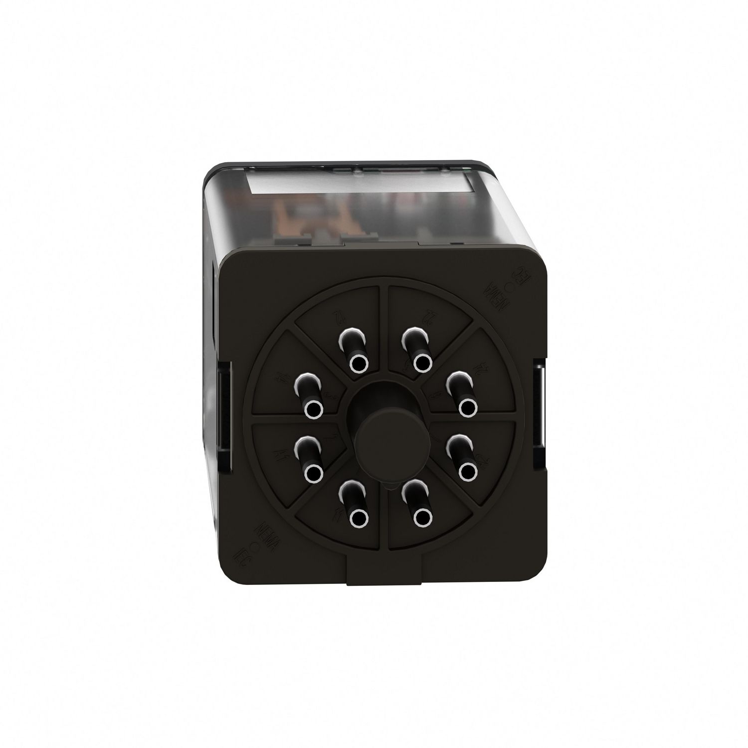 Picture of Universal plug in relay, Harmony Electromechanical Relays, 10A, 3CO, with LED, lockable test button, 230V AC
