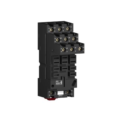 Picture of socket, Harmony Electromechanical Relays, for RUMF2 RUMF3 relays, 12A, screw connec to rs, separate contact