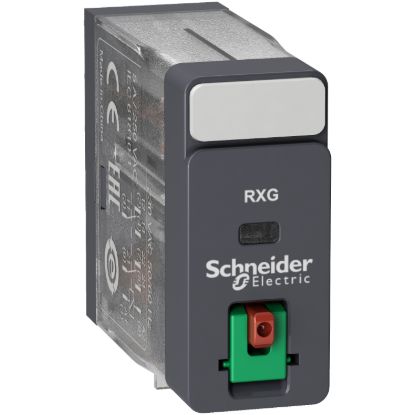 Picture of interface plug in relay, Harmony Electromechanical Relays, 5A, 2CO, lockable test but to n, 230V AC