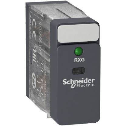 Picture of Interface plug in relay, Harmony Electromechanical Relays, 5A, 2CO, with LED, 48V AC