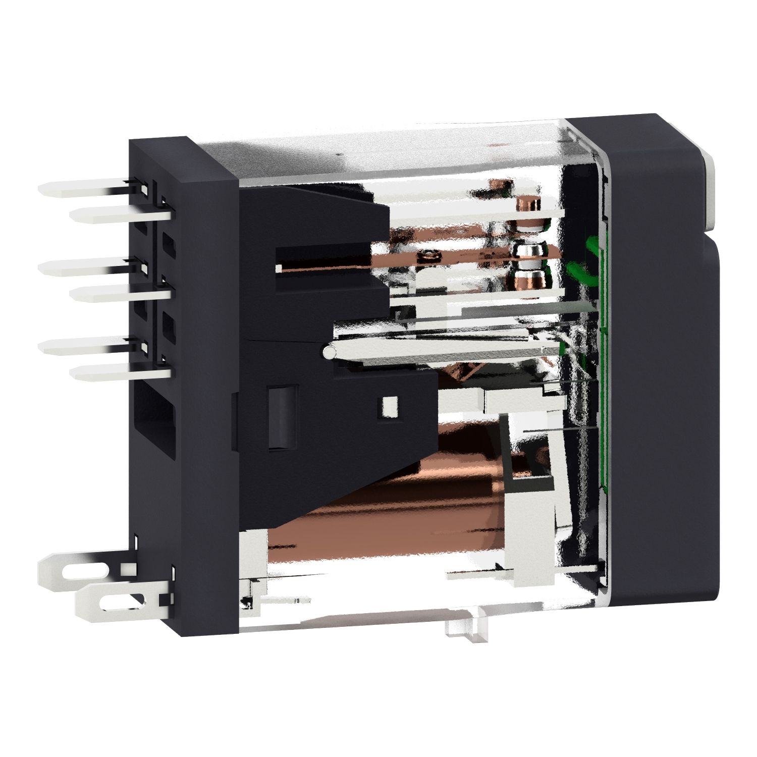Picture of Interface plug in relay, Harmony Electromechanical Relays, 5A, 2CO, with LED, 48V AC
