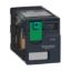 Picture of miniature plug in relay, Harmony Electromechanical Relays, 12A, 2CO, lockable test but to n, 48V DC