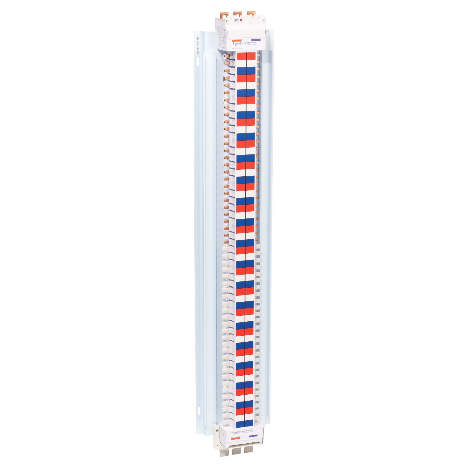 Picture of SAU Chassis, Acti9, 250A, 3Ph, 108 poles, 18mm for iC60 MCB and RCBO, dual feed