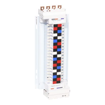 Picture of SAU Chassis, Acti9, 250A, 3*(1Ph+N), 40 poles, 18mm for iC60 MCB and RCBO, dual feed