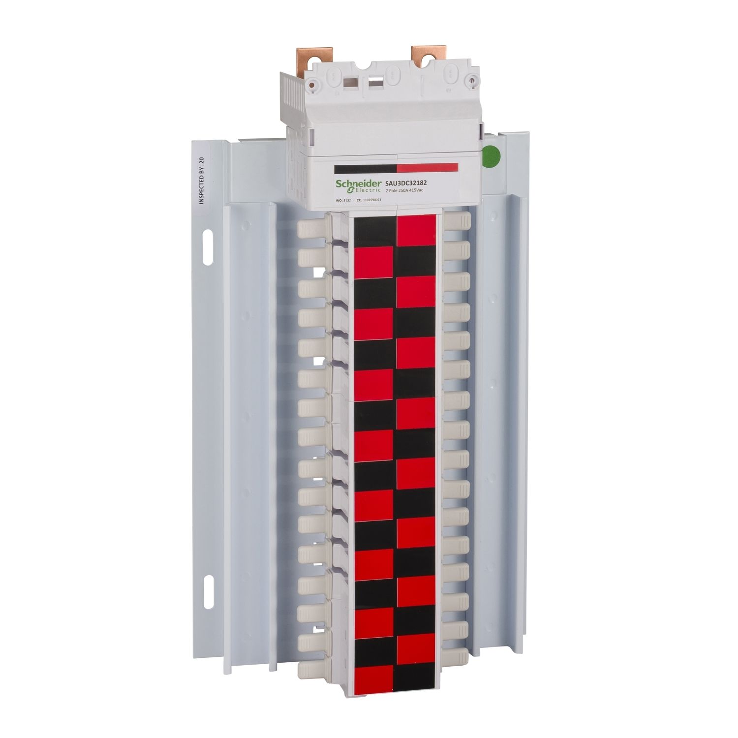 Picture of General Accessories Chassis, Encapsulated Chassis, 250 A, 2 Pole, 18 mm, 36 Pole, Top Feed