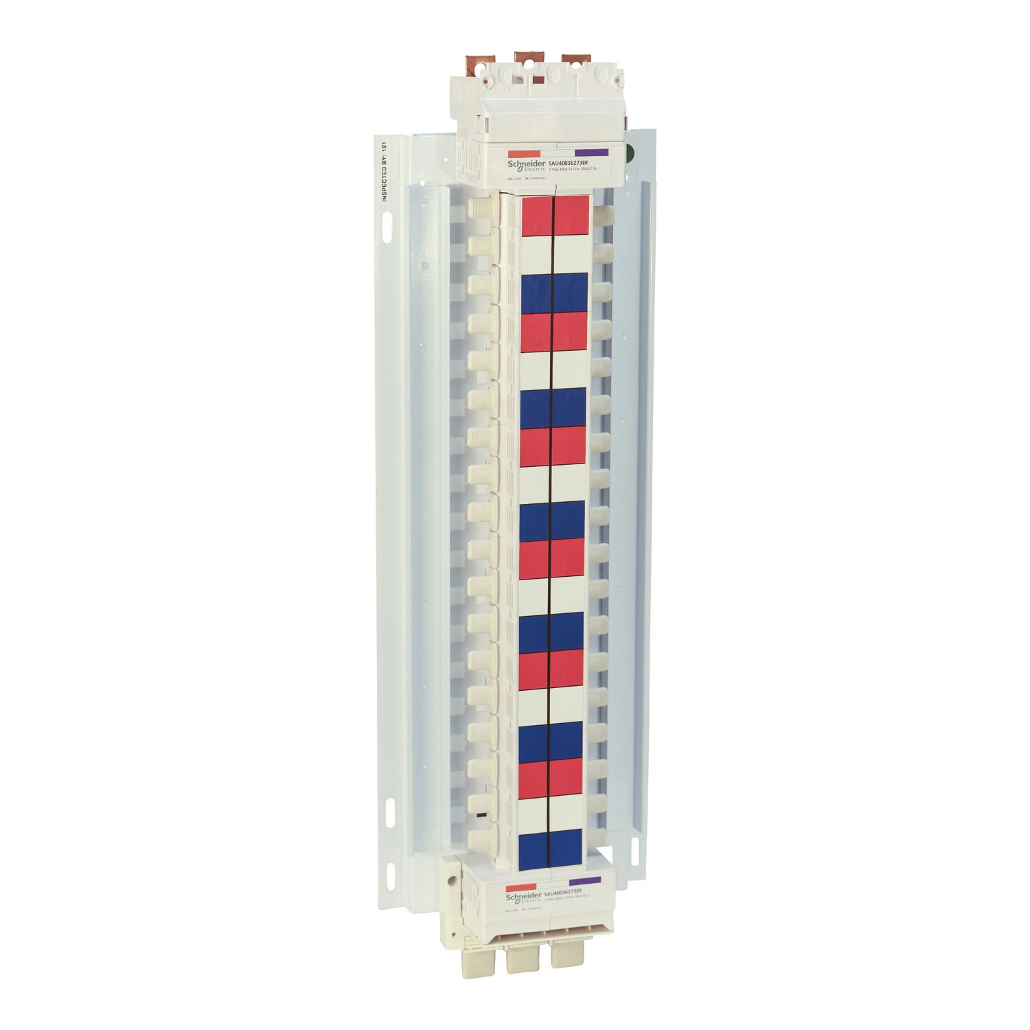 Picture of SAU Chassis 3PH, Acti9, 400A, 27mm for C120 MCB, 36 Poles, Dual Feed