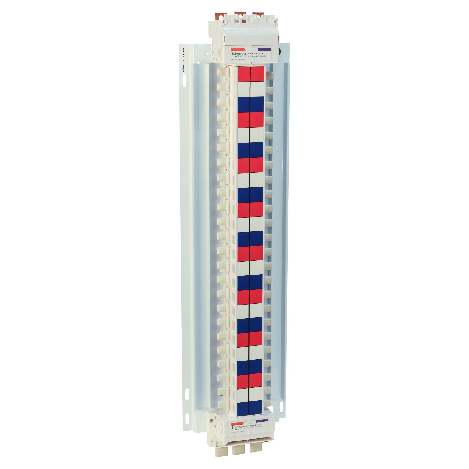 Picture of SAU Chassis 3PH, Acti9, 400A, 27mm for C120 MCB, 48 Poles, Dual Feed
