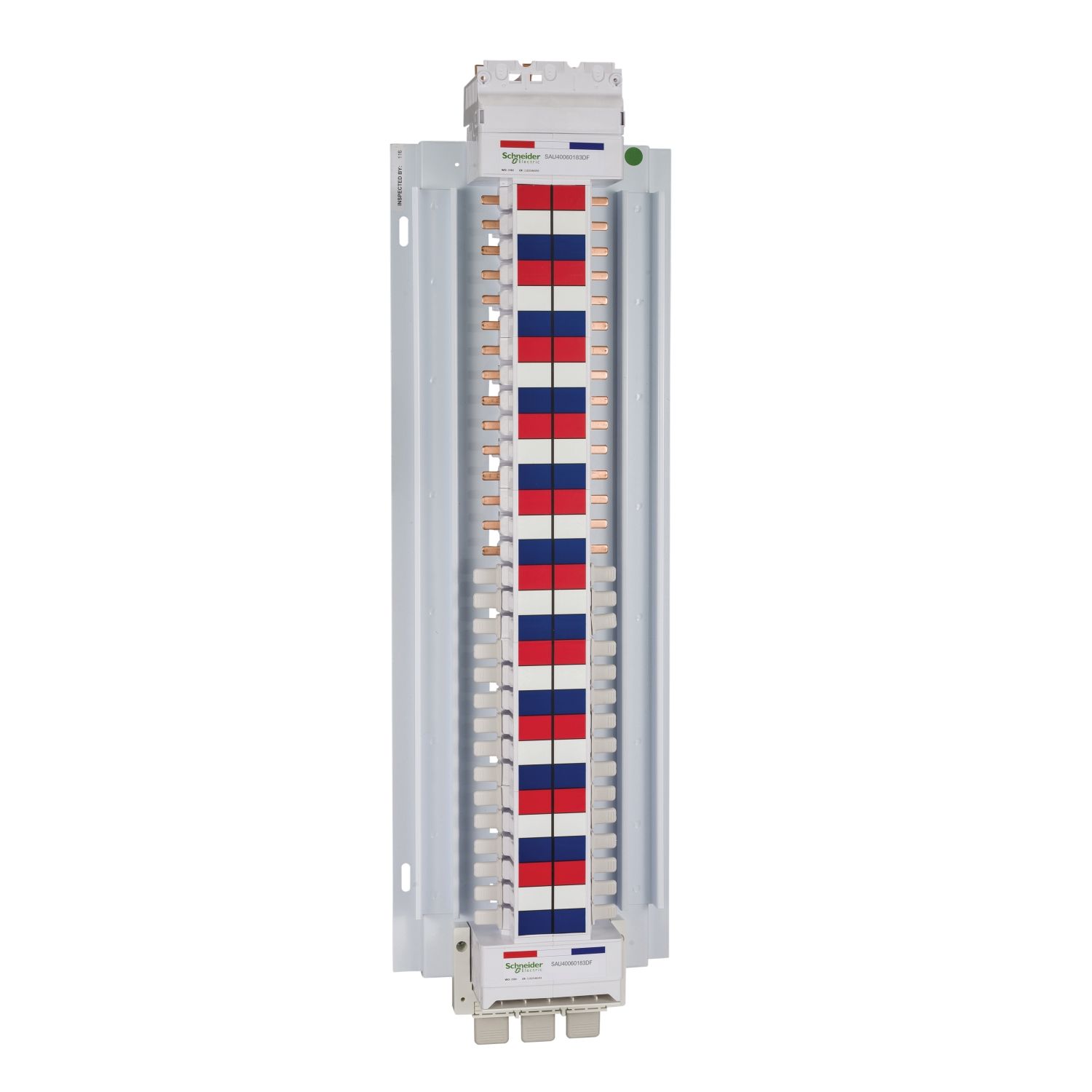 Picture of SAU Chassis 3PH, Acti9, 400A, 18mm for iC60 MCB & RCBO, 60 Poles, Dual Feed