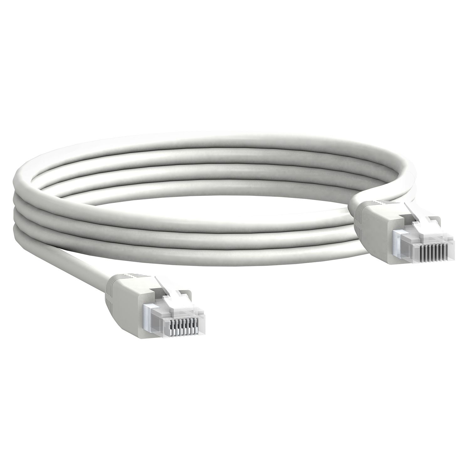 Picture of Communication cable, MasterPact NW, MasterPact NT, external, spare part, L0.6m, male cord, set of 10 parts