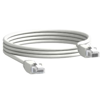 Picture of Communication cable, MasterPact NW, MasterPact NT, external, spare part, L2m, male cord, set of 5 parts