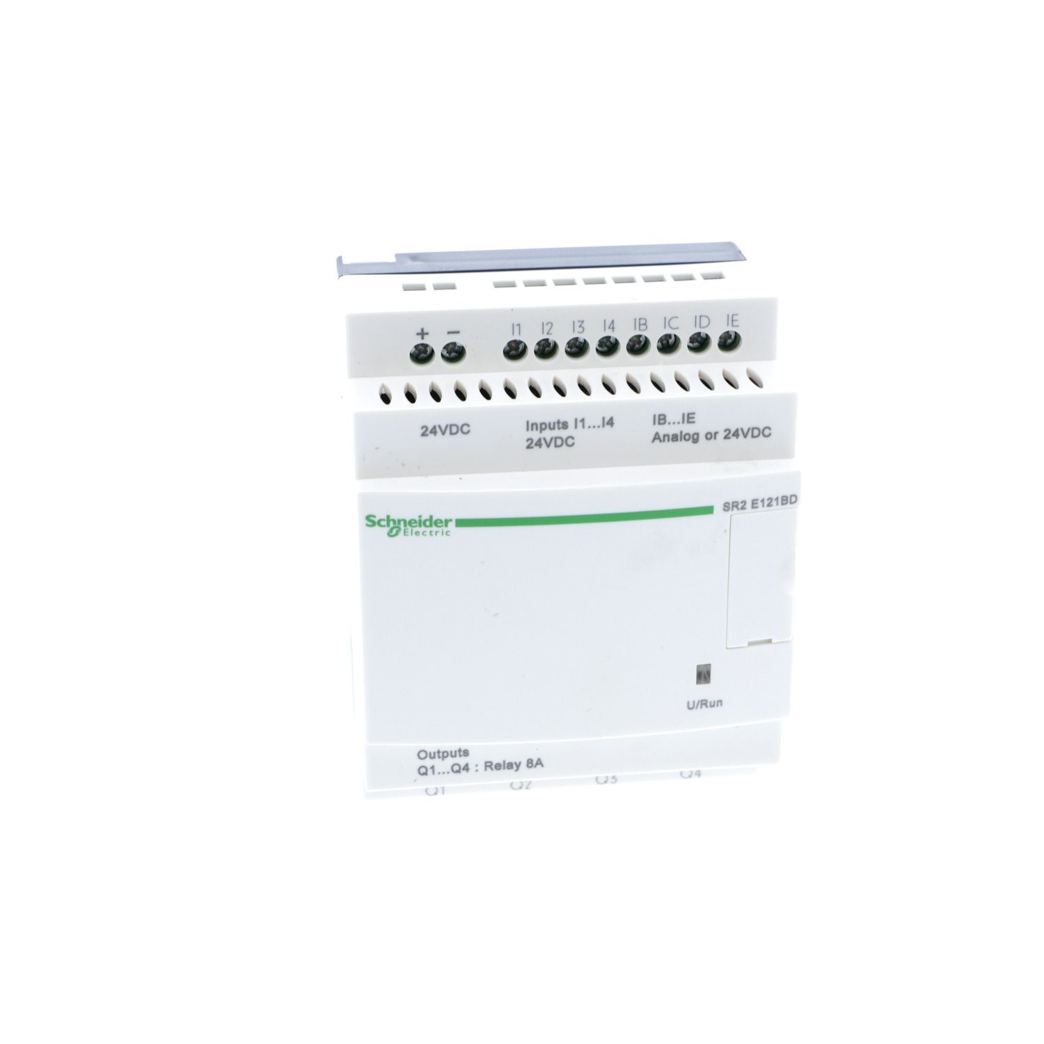 Picture of Compact smart relay, Zelio Logic, 12 I/O, 24 V DC, clock, no display