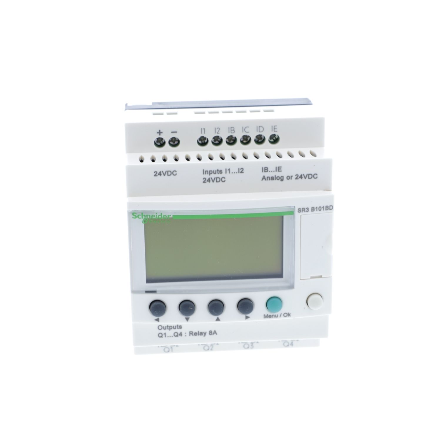 Picture of Modular smart relay, Zelio Logic, 10 I/O, 24 V DC, clock, display
