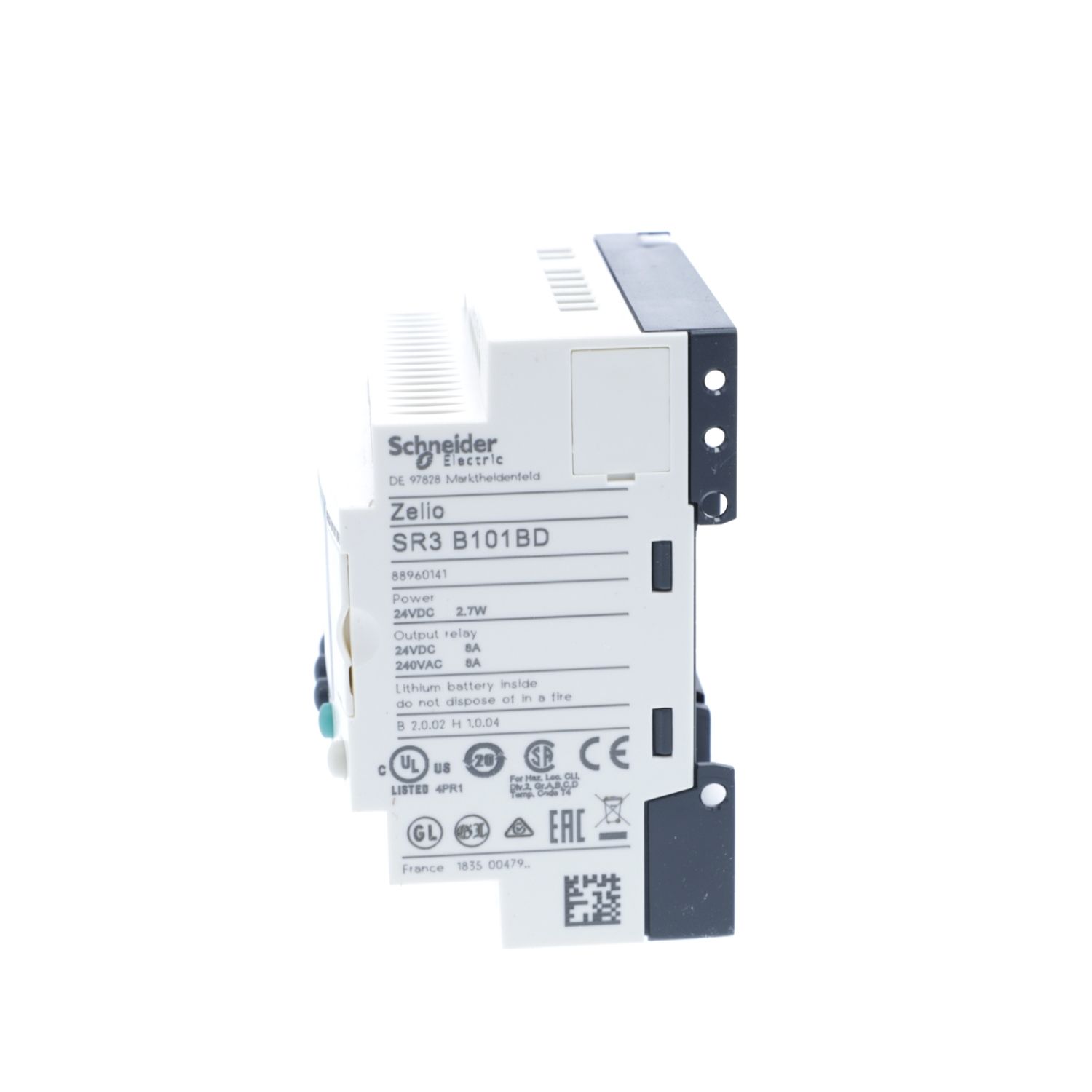 Picture of Modular smart relay, Zelio Logic, 10 I/O, 24 V DC, clock, display