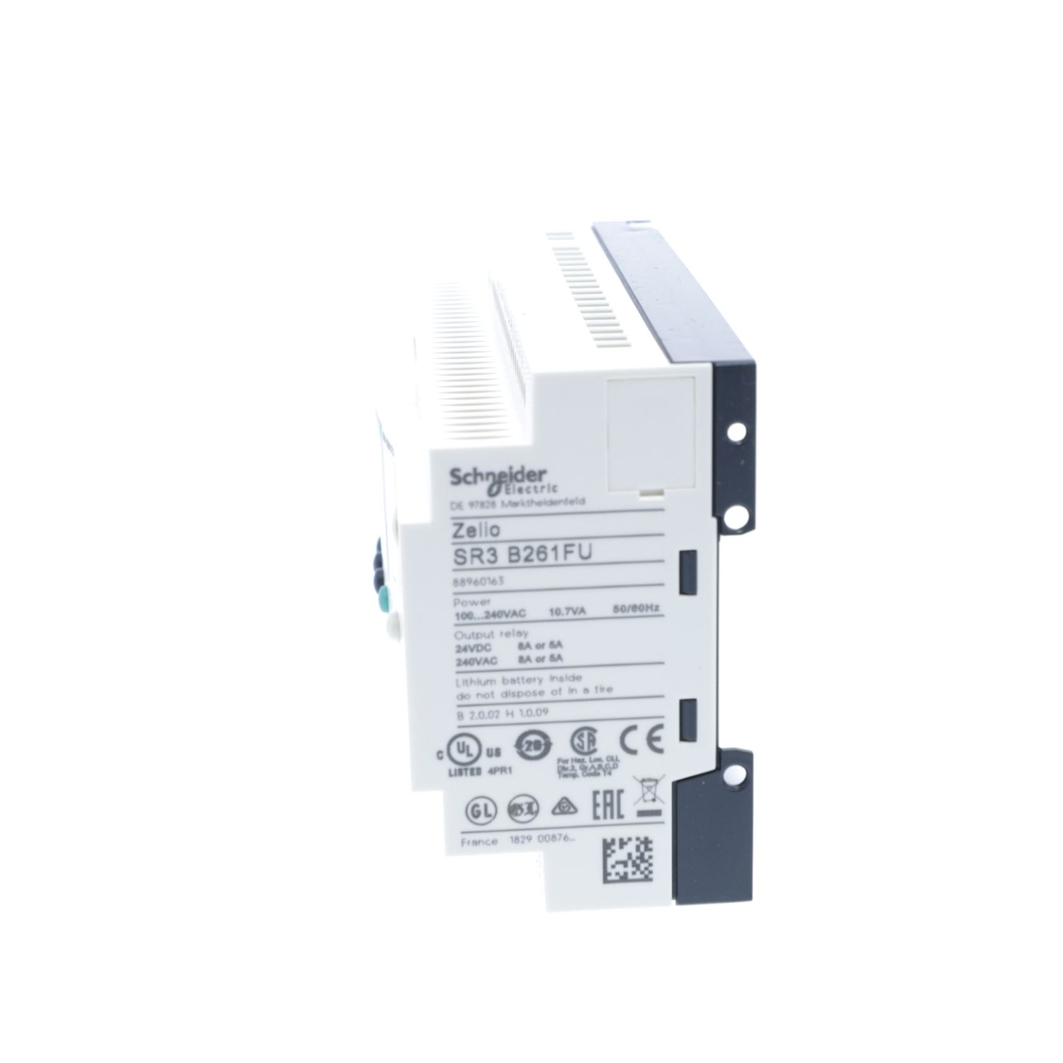 Picture of Modular smart relay, Zelio Logic, 26 I/O, 100...240 V AC, clock, display