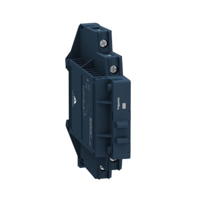 Picture of Solid state modular relay, Harmony Solid State Relays, 12A, DIN rail mount, zero voltage switching, input 200…265V AC, output 24...280V AC
