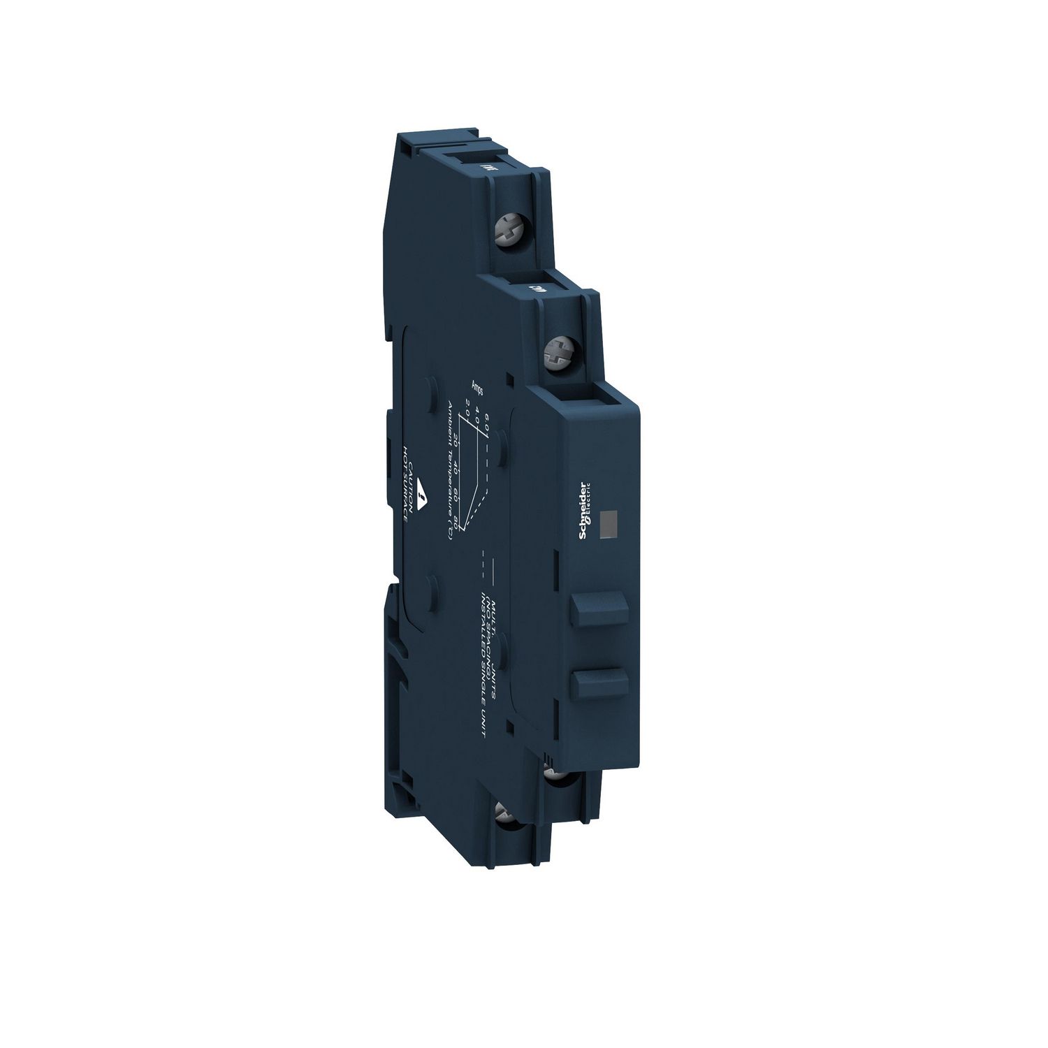 Picture of Solid state modular relay, Harmony Solid State Relays, 6A, DIN rail mount, zero voltage switching, input 4...32V DC, output 24...280V AC