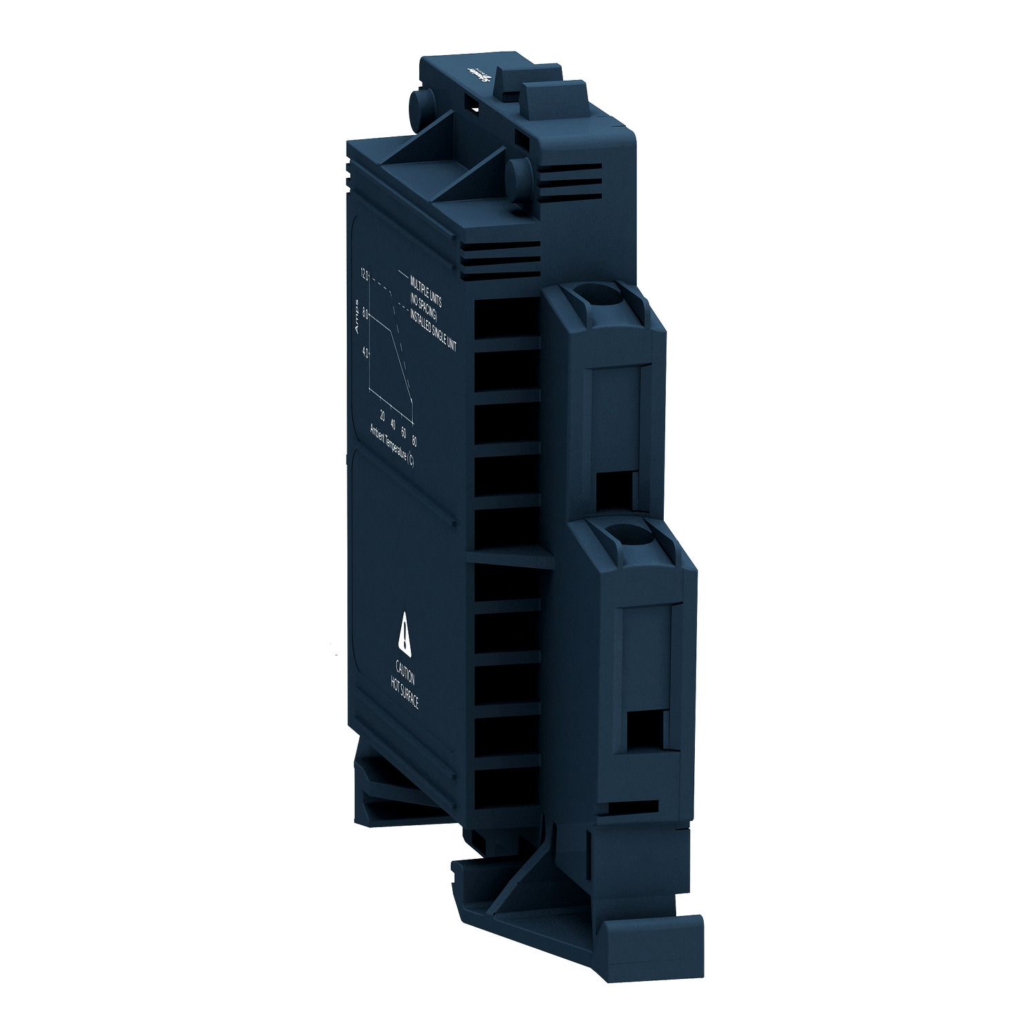 Picture of Solid state modular relay, Harmony Solid State Relays, 12A, DIN rail mount, DC switching, input 4...32V DC, output 1…60V DC, 1NO