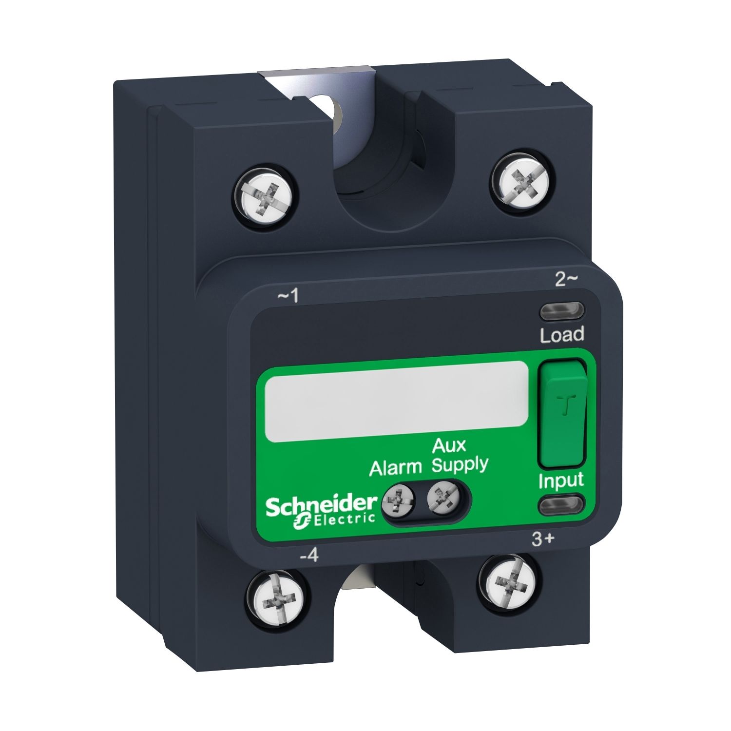 Picture of Harmony, Solid state relay, 125 A, panel mount, zero voltage switching, thermal pad and smart diagnostic, input 4...32 V DC, output 48â€¦660 V AC