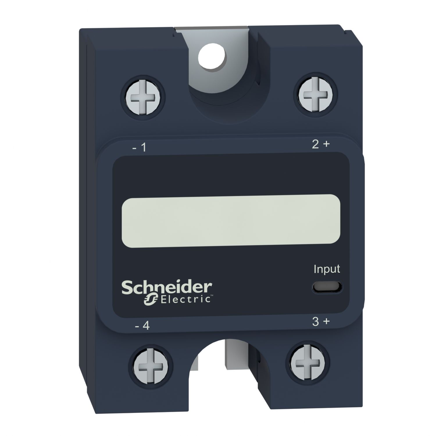 Picture of single phase relay, Harmony Solid State Relays, 12A, panel mount, DC switching, thermal pad, input 3.5 to 32V DC, output 1 to 150V DC