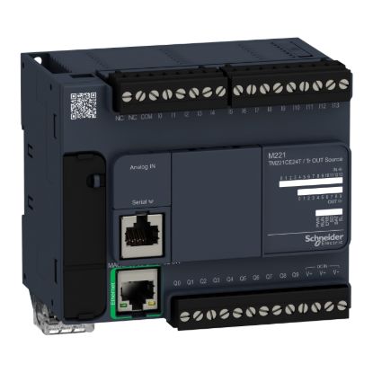 Picture of Logic controller, Modicon M221, 24 IO transistor PNP Ethernet