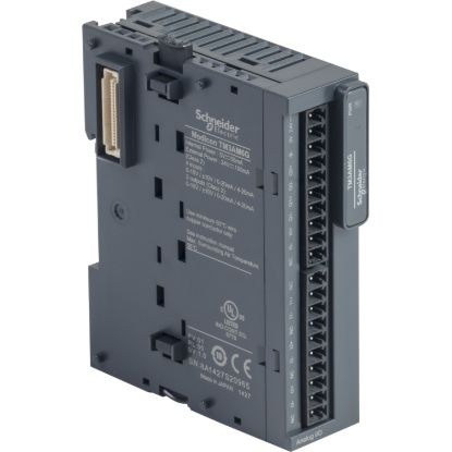 Picture of Input/output analog module, Modicon TM3, 4 inputs, 2 output (spring) 24 VDC