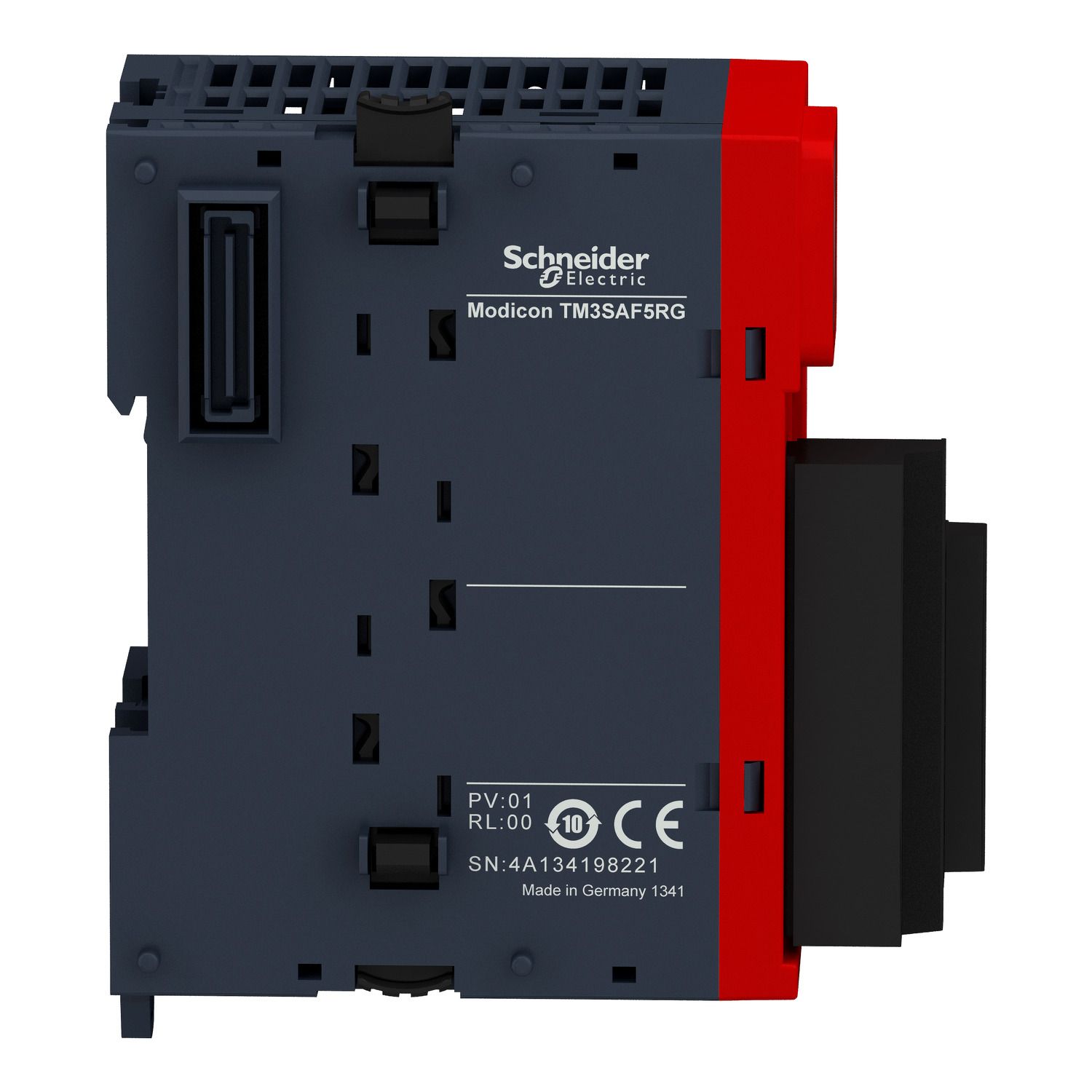 Picture of Safety module, Modicon TM3, 2 Function, Cat 3 PL d/SIL CL2 (screw) 24 VDC