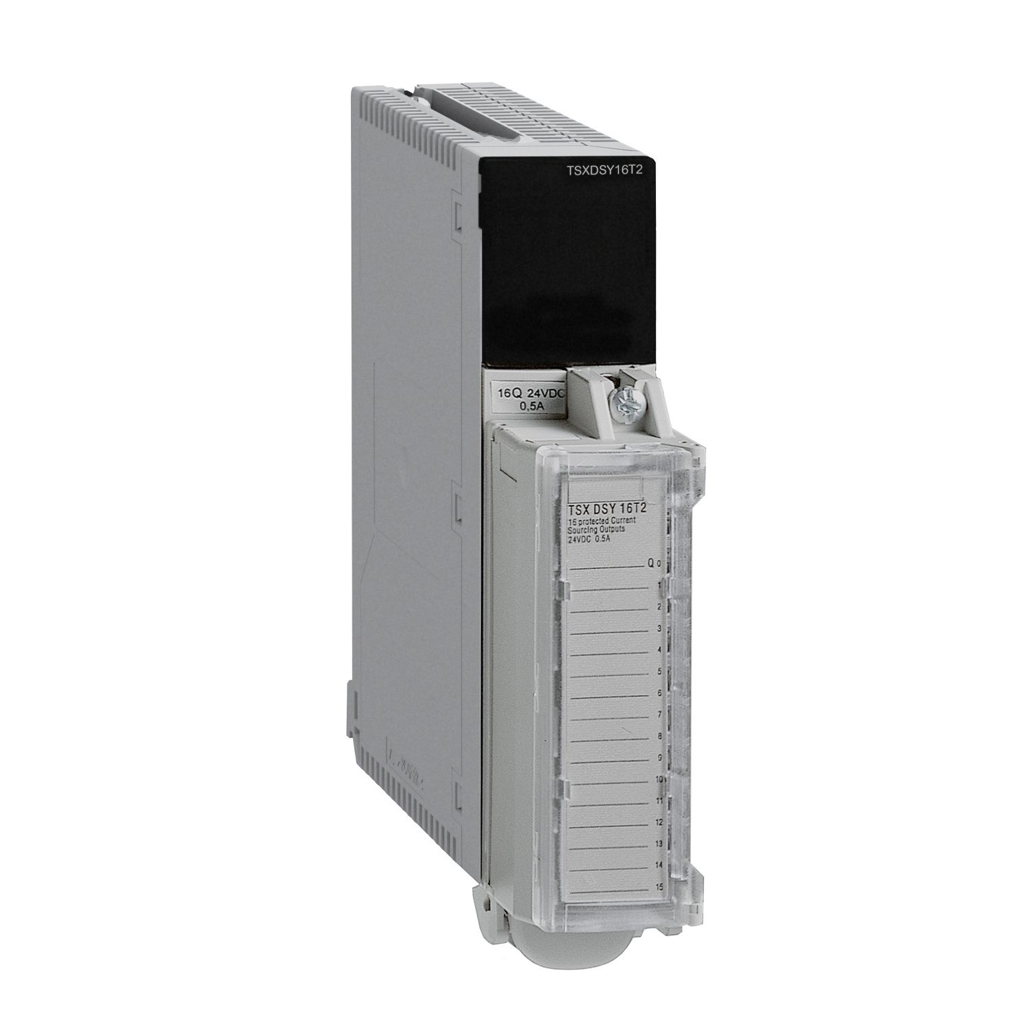Picture of Discrete input module, Modicon Premium, 16 inputs, compatible with 2/3 wires proximity sensors, 0.83W, 12mA