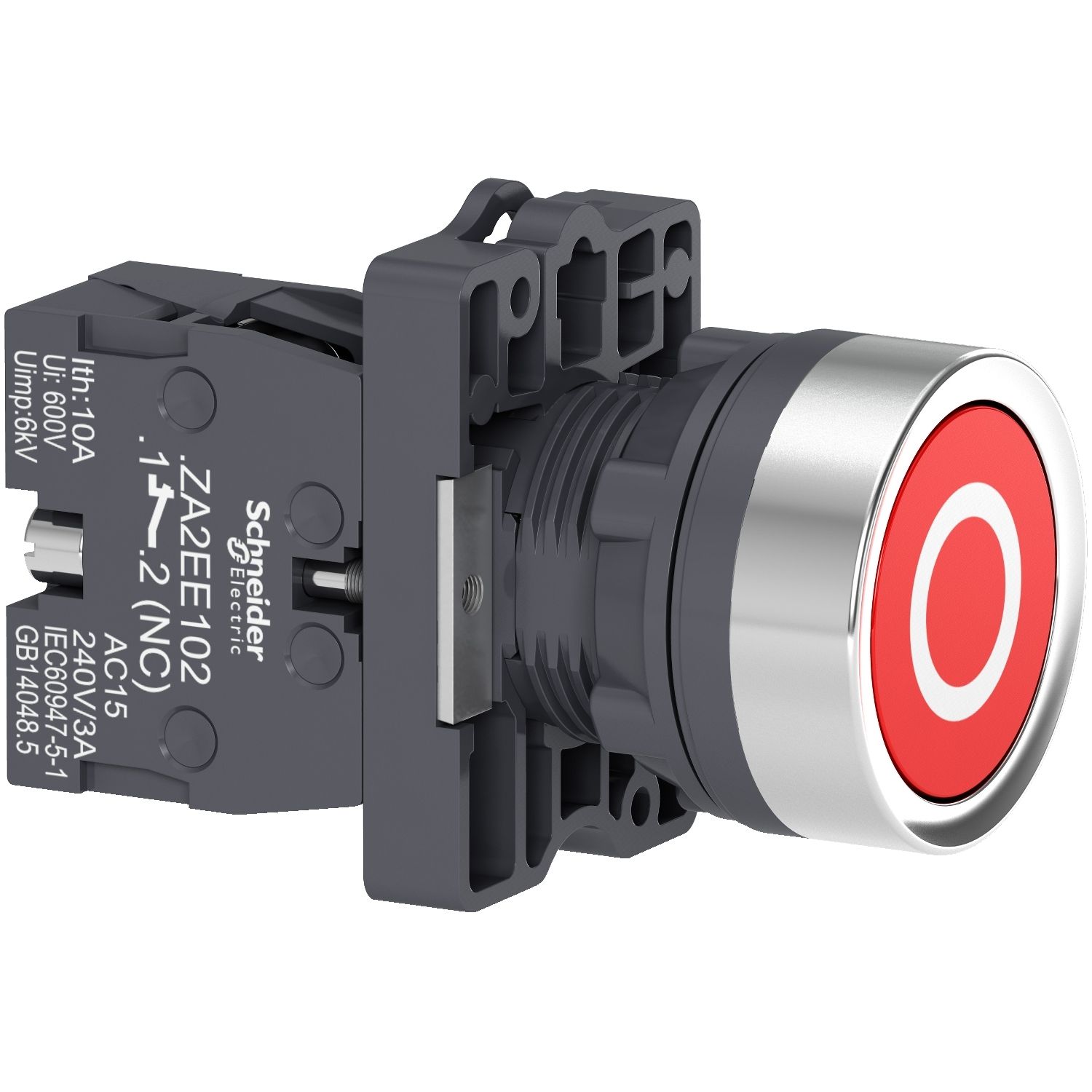 Picture of Comp PB plastic red flush mark O 1NC