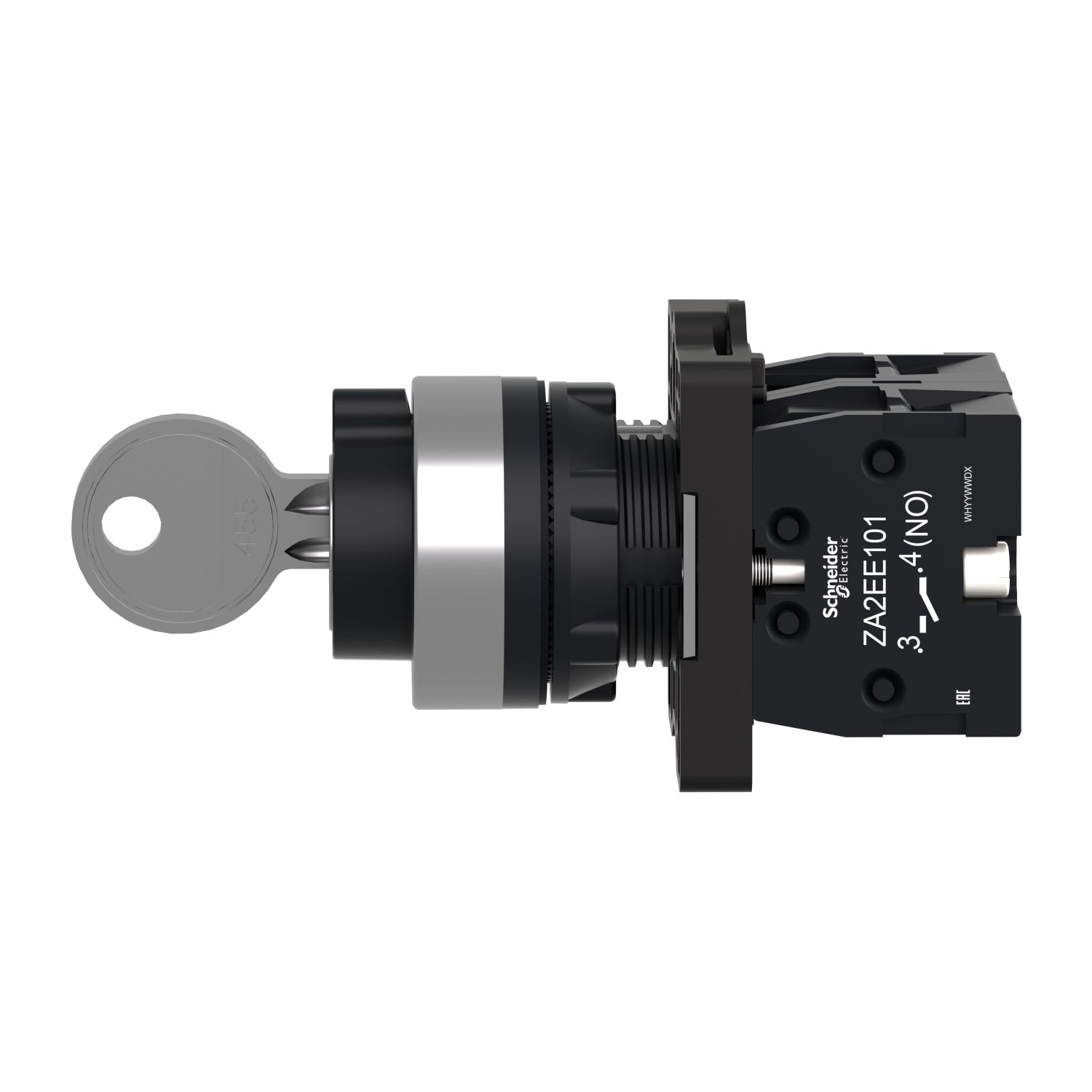 Picture of Comp SS plast key455 3pos spr ret 2NO