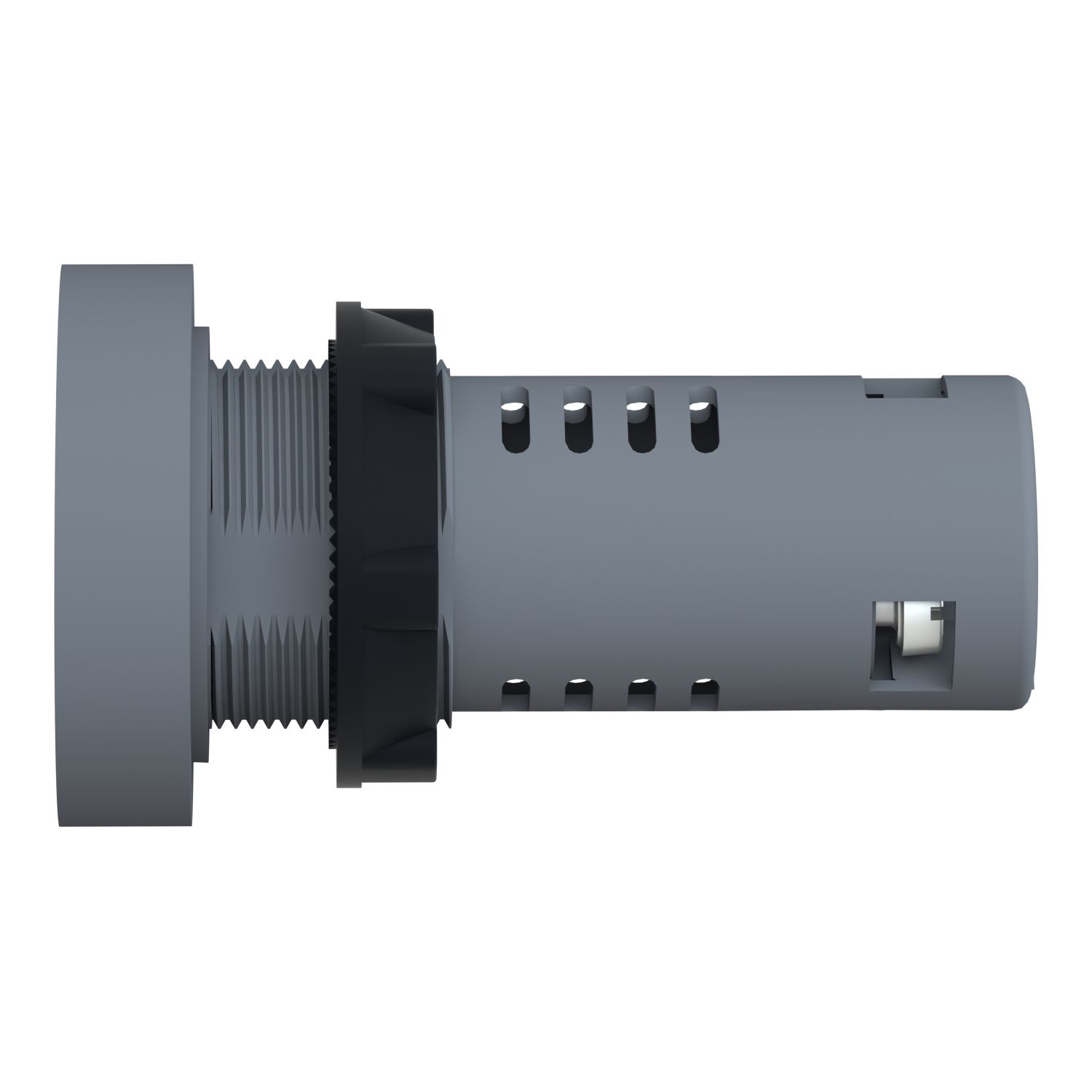 Picture of Monolithic pilot light, Easy Harmony XA2E, plastic, green red, 22mm, circuit breaker indicator, screw clamp terminals, 220 to 230V AC