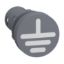 Picture of Monolithic pilot light, Easy Harmony XA2E, plastic, green red, 22mm, ground indicator, screw clamp terminals, 220 to 230V AC