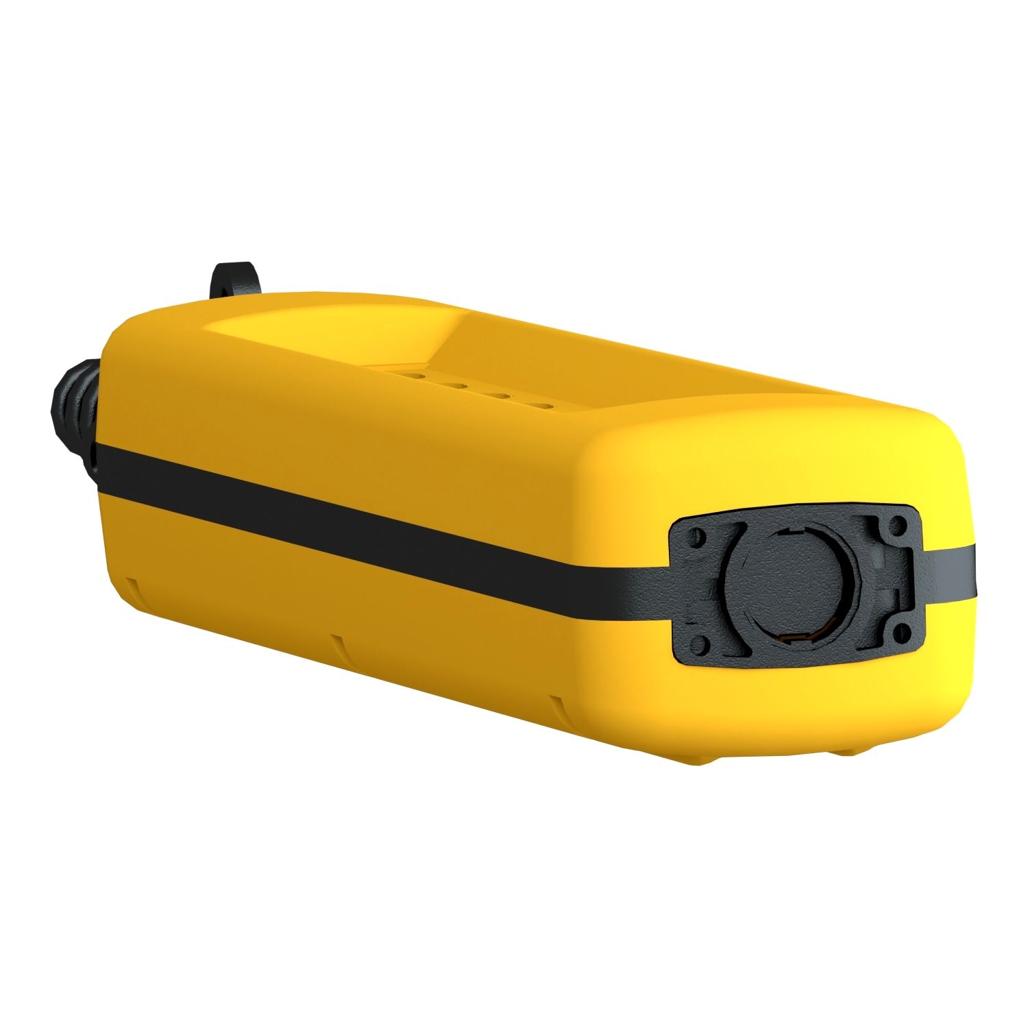 Picture of Empty pendant control station, Harmony XAC, plastic, yellow, 8 cut outs