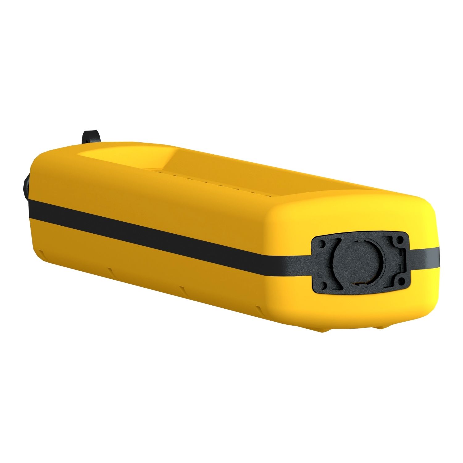 Picture of Empty pendant control station, Harmony XAC, plastic, yellow, 12 cut outs
