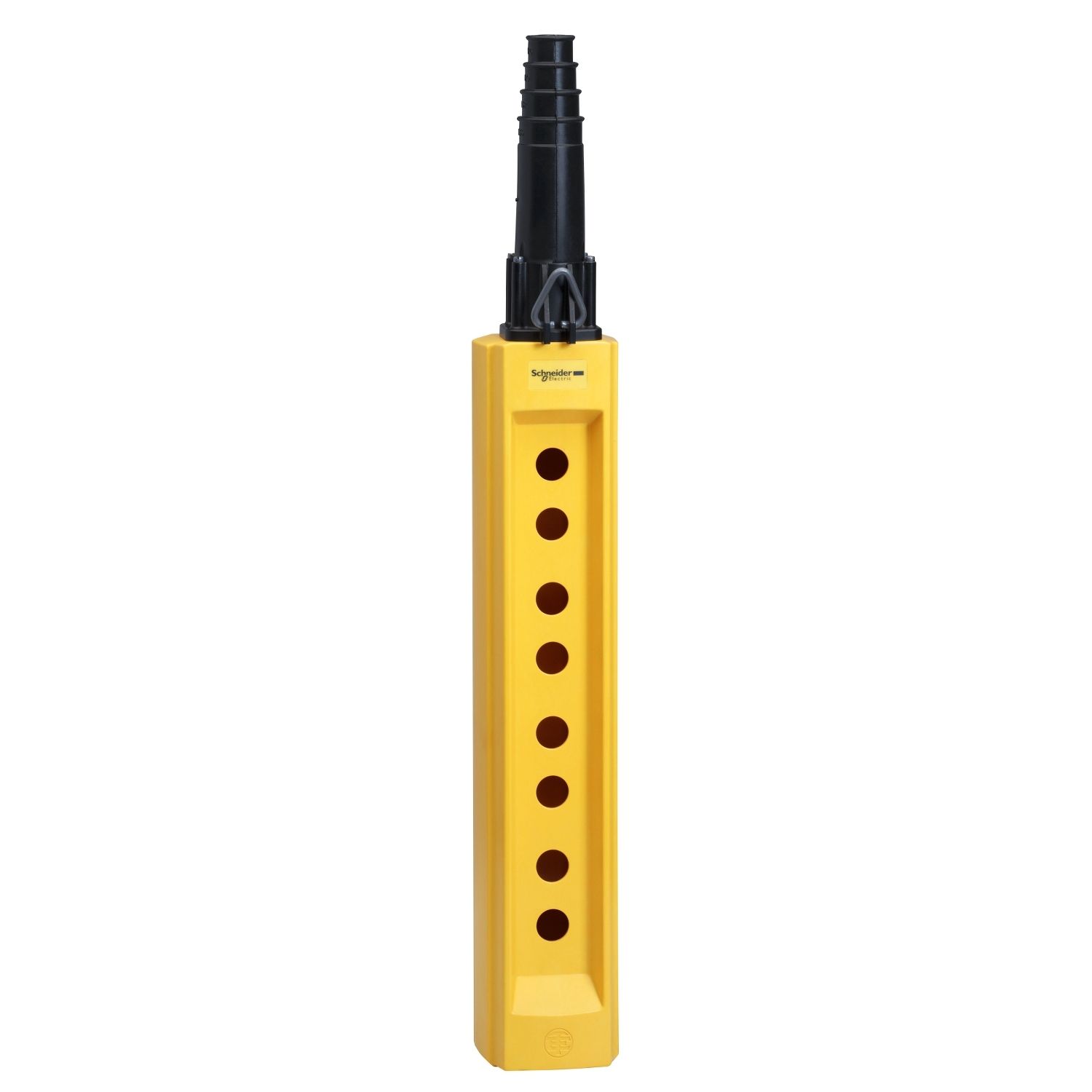 Picture of Pendant plast yellow 8 hole 10 22mm
