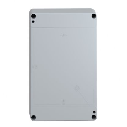 Picture of Empty control station without hinges, Harmony XAP, XB2 SL, plastic, grey, undrilled, 151x241x87mm