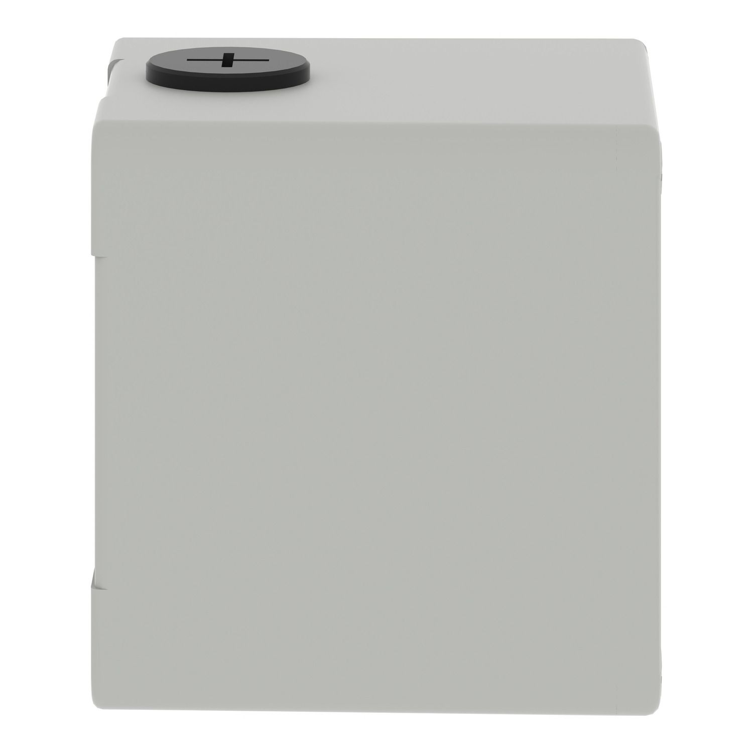 Picture of Empty control station, Harmony XAP, XB2 SL, zinc alloy, grey, M20, 1 cut out 30mm with notches, 80x80x77mm, UL cULus