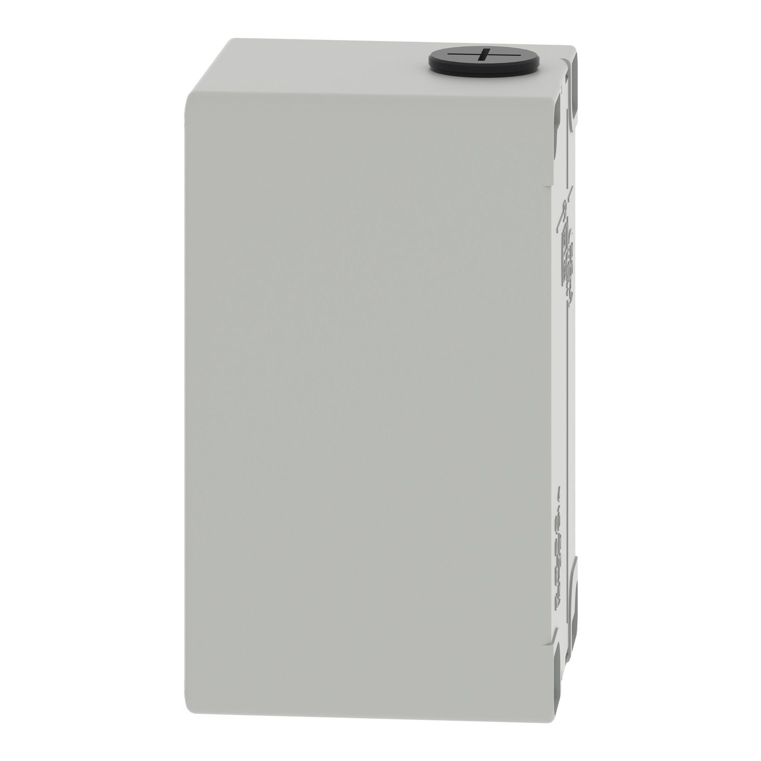 Picture of Die cast empty control station, Harmony XAP, XB2 SL, zinc alloy, grey, M20, undrilled, 80x130x77mm, UL cULus