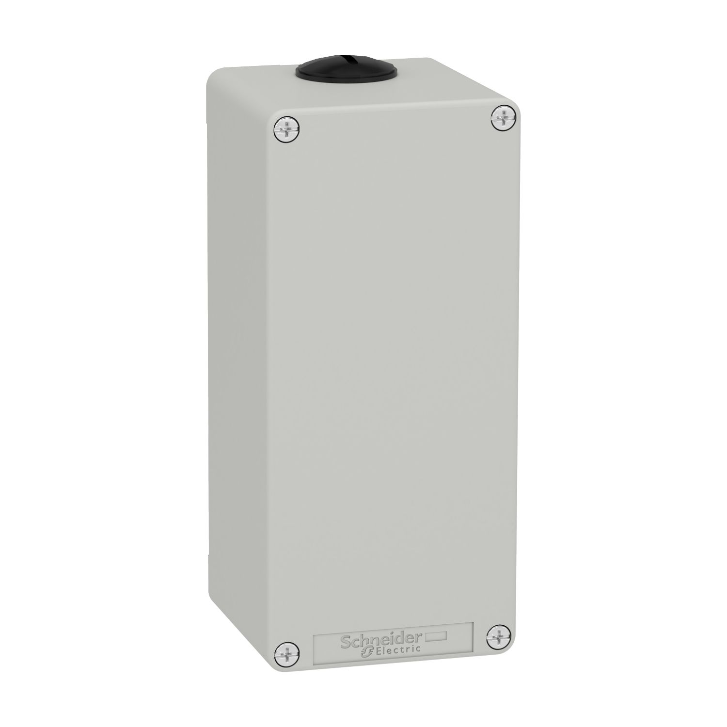 Picture of Die cast empty control station, Harmony XAP, XB2 SL, zinc alloy, grey, M25, undrilled, 80x175x77mm