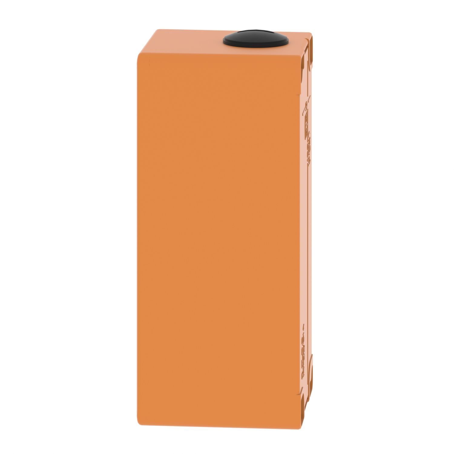 Picture of Empty control station, Harmony XAP, XB2 SL, zinc alloy, orange, M25, 4 cut outs 22mm, 80x175x77mm