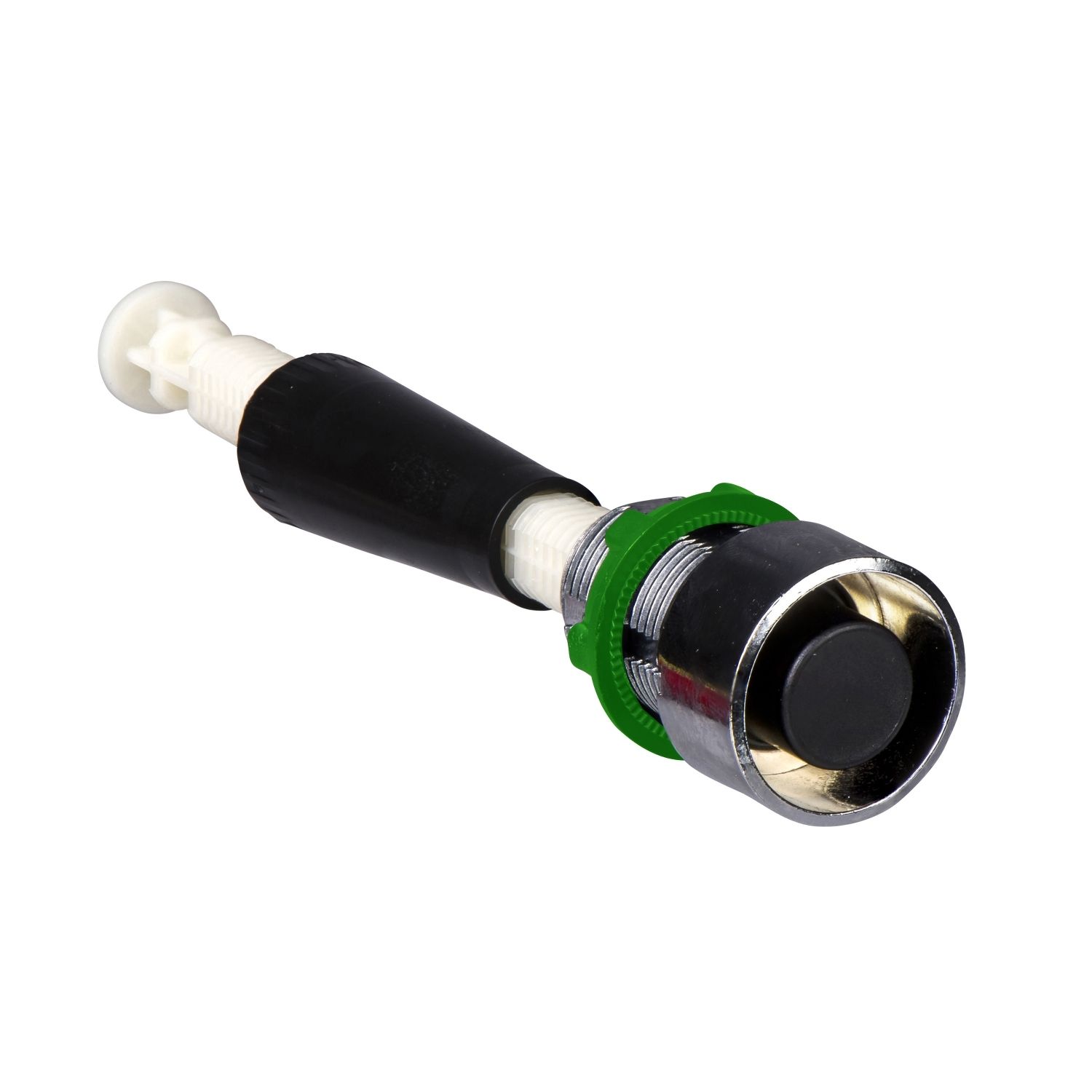 Picture of Manual overload reset push button, Harmony XB4, red flush, 22mm, for 130...257 mm actuation distance