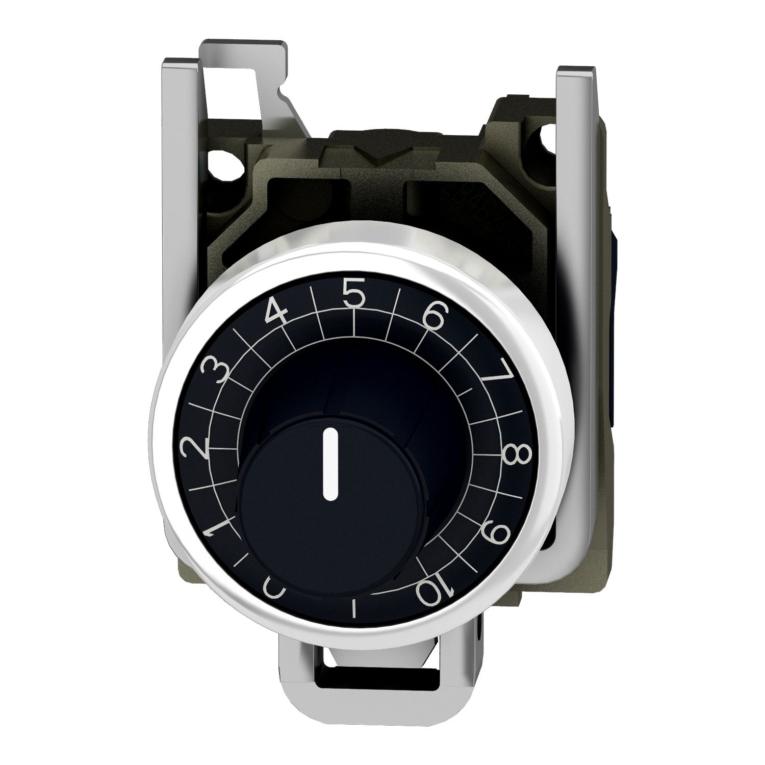 Picture of Complete potentiometer, Harmony XB4, metal, 22mm, 4K7