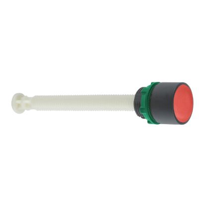 Picture of Manual overload reset push button, Harmony XB5, red flush, 22mm, for 17...120 mm actuation distance