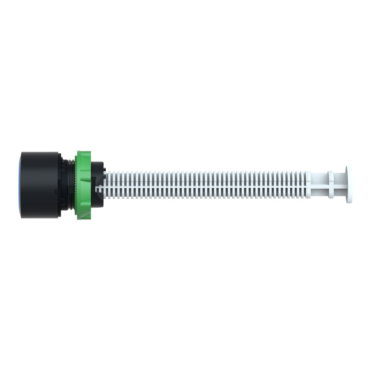 Picture of Pushs button reset for 17...120mm actuation distance, Harmony XB5, plastic, flush, blue, 22mm, marked R