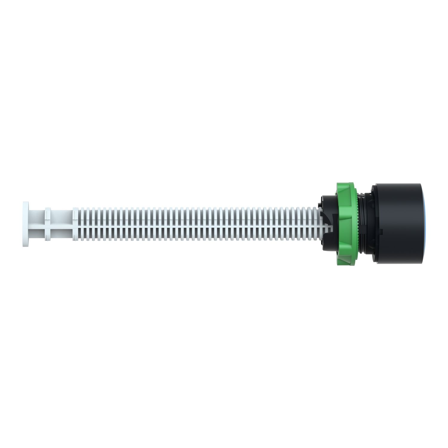 Picture of Manual overload reset push button, Harmony XB5, plastic, for 120...257mm actuation distance, flush, blue, 22mm, marked R