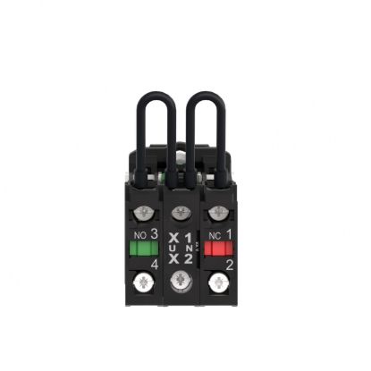 Picture of Push to test pilot light, Harmony XB5, universal LED,  white, plastic, 22mm, 110...120V
