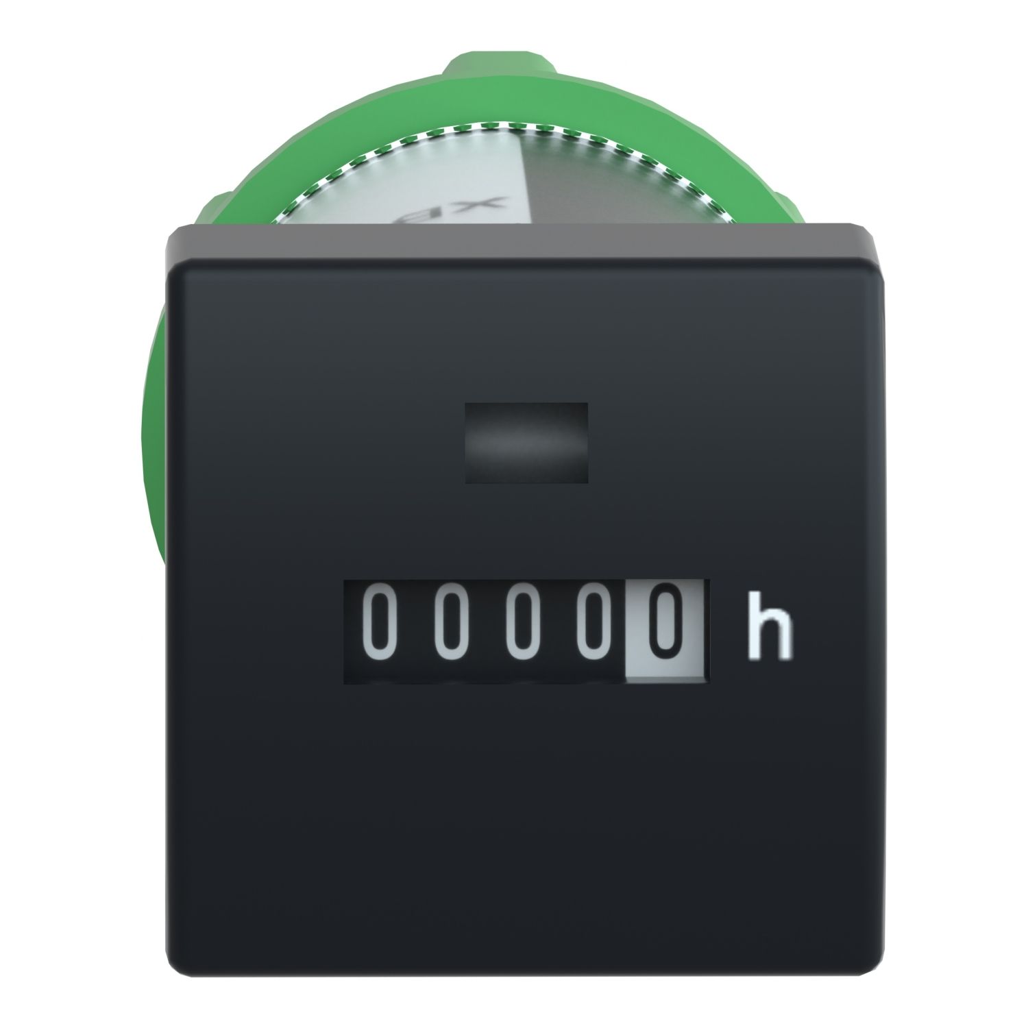 Picture of Hour counter, Harmony XB5, plastic, 22mm, mechanical 5 digit display, 120V AC