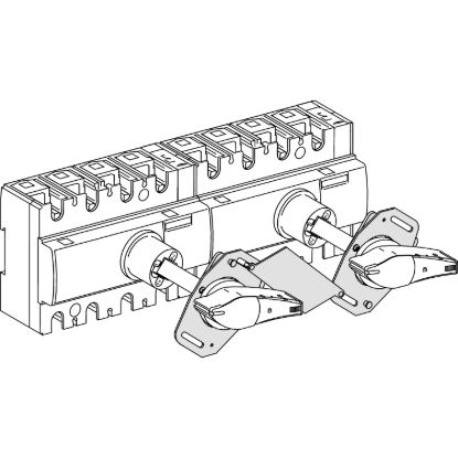 Picture of mechanical interlocking for devices with extended rotary handle, 40 to 160A