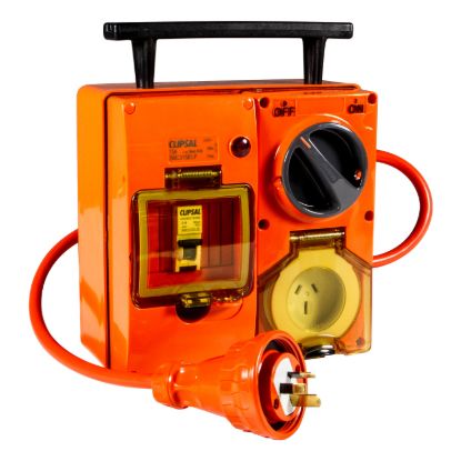 Picture of SOCK SWT IP56 RCD PORT 3P 15A